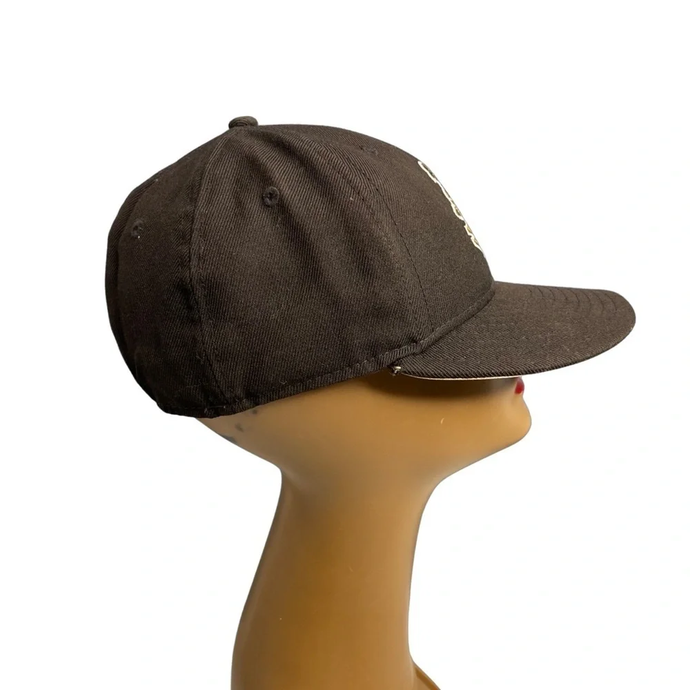 NFL Pittsburgh Steelers New Era 59Fifty  vintage fitted size 7 baseball cap/ BLK